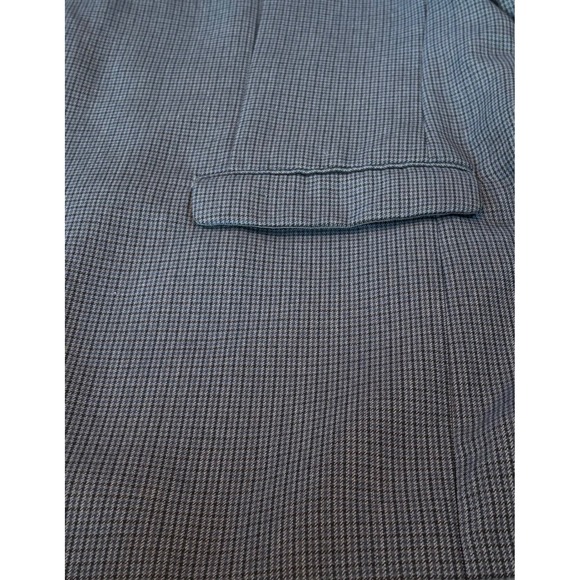 L Ralph Lauren VTG Herringbone Tweed Wool Blk/white Blazer Sport Coat Men 44XL - Picture 13 of 13